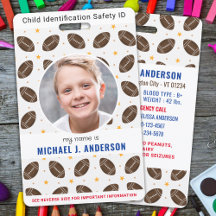 おもしろいサッカーカスタムスポーツモダンフォトチャイルドID