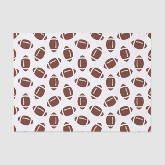 おもしろいサッカースポーツパターンパーティー組織 薄葉紙 (正面)
