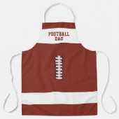 おもしろいサッカーファン焼きエプロン エプロン (正面)