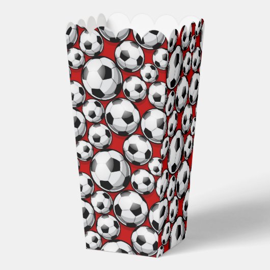 おもしろいサッカーボールのタイル模様 フェイバーボックス (正面)