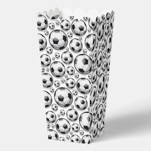 おもしろいサッカーボールのタイル模様 フェイバーボックス (正面)