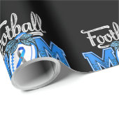 おもしろいサッカーマママタイプ1糖尿病認識度リブ ラッピングペーパー (ロールコーナー)