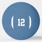 おもしろいサッカー選手/コーチカスタムーの電話番号/レター 卓球ボール (裏面)