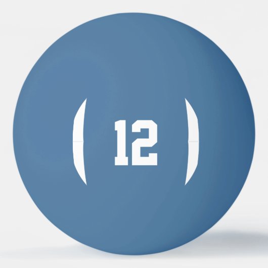 おもしろいサッカー選手/コーチカスタムーの電話番号/レター 卓球ボール (裏面)