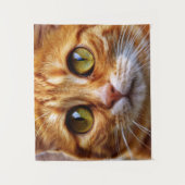 おもしろいサバ猫 タペストリー (正面)