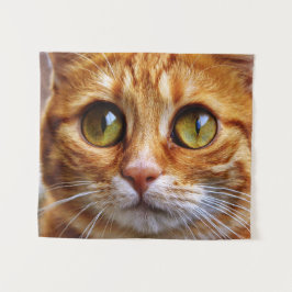 おもしろいサバ猫 タペストリー