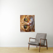 おもしろいサバ猫 タペストリー (インサイチュ)