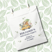 おもしろいサファリアニマルジャングル誕生日サンキュー フェイバーバッグ