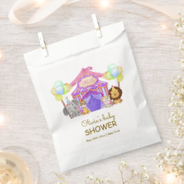 おもしろいサファリサーカスカーニバルバルーンベビーシャワー フェイバーバッグ