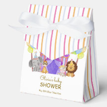 おもしろいサファリサーカスカーニバルバルーンベビーシャワー