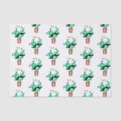 おもしろいサボテンハートありがとう 薄葉紙 (正面)