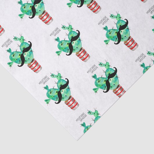 おもしろいサボテンハートありがとう 薄葉紙 (詳細)