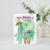 おもしろいサボテン我々は南西の発表を移動 ポストカード (スタンド正面)