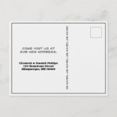 おもしろいサボテン我々は南西の発表を移動 ポストカード (裏面)