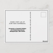 おもしろいサボテン我々は南西の発表を移動 ポストカード (裏面)