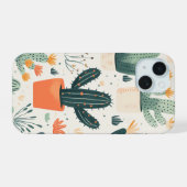 おもしろいサボテンiPhoneカバー iPhone 15ケース (裏面横)
