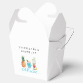 おもしろいサマーお祝いカクテルバースデーパーティー フェイバーボックス (オープン)