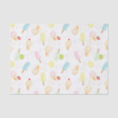 おもしろいサマーアイスクリームバースデーパーティー 薄葉紙 (正面)