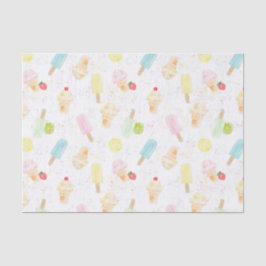 おもしろいサマーアイスクリームバースデーパーティー 薄葉紙