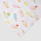 おもしろいサマーアイスクリームバースデーパーティー 薄葉紙 (詳細)