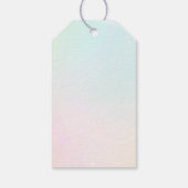 おもしろいサマーアイスクリームフォトバースデーパーティー ギフトタグ (裏面)