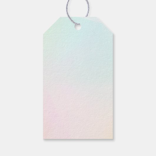 おもしろいサマーアイスクリームフォトバースデーパーティー ギフトタグ (裏面)