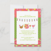 おもしろいサマーカクテルパーティの招待状 招待状 (正面)