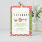 おもしろいサマーカクテルパーティの招待状 招待状 (スタンド正面)