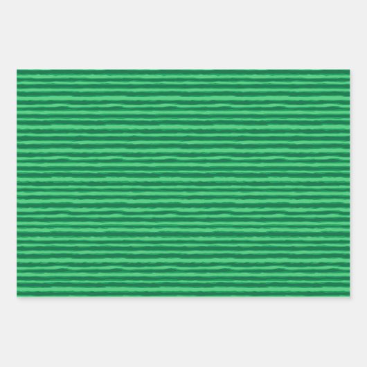 おもしろいサマースイカピンクグリーンフルーツ ラッピングペーパーシート (正面3)