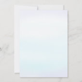 おもしろいサマースプラッシュガール誕生日 招待状 (裏面)