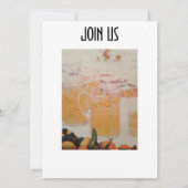 おもしろいサマータイムパーティの招待状 招待状 (正面)