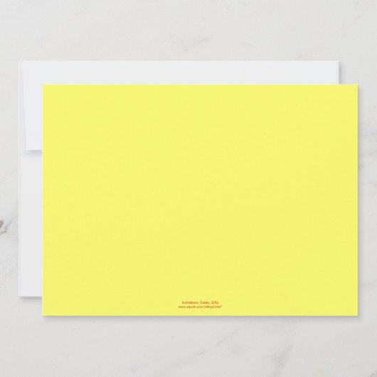 おもしろいサマーティキハットクックアウトカップルズブライダルシャワー 招待状 (裏面)