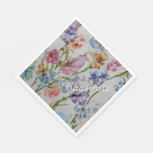 おもしろいサマーバックヤードパーティー スタンダードランチョンナプキン (角)