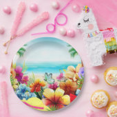 おもしろいサマービーチシーン2 ペーパープレート (パーティー)