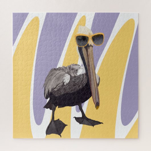 おもしろいサマービーブペリカンバード ジグソーパズル (縦)