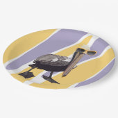 おもしろいサマービーブペリカンバード ペーパープレート (アングル)