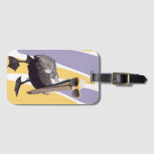 おもしろいサマービーブペリカンバード ラゲッジタグ (正面横)