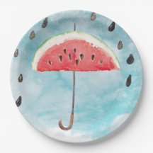 おもしろいサマーフレッシュメロンフルーツ雨