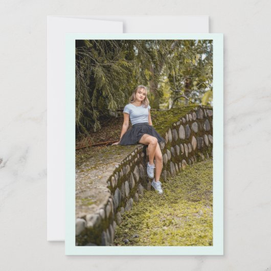 おもしろいサマープールパーティーウォーターカラースウィート16 招待状 (裏面)