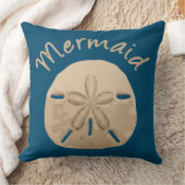 おもしろいサマーホリデーマーメイドサンドドルアートビーチ クッション (ブランケット)