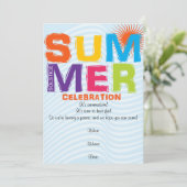 おもしろいサマー至招待状 招待状 (スタンド正面)