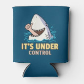 おもしろいサメを支配する 缶クーラー (正面)