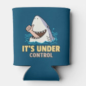 おもしろいサメを支配する 缶クーラー (裏面)