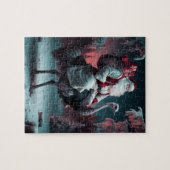 おもしろいサユニークンタとダチョウ ジグソーパズル (横)