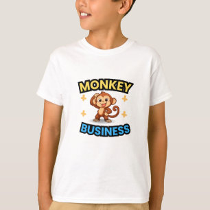 おもしろいサル Tシャツ