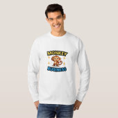 おもしろいサル Tシャツ (正面フル)