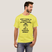 おもしろいサルTシャツ Tシャツ (正面フル)