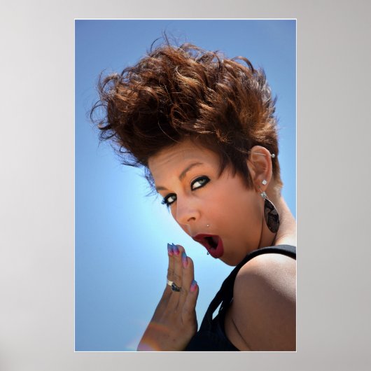 おもしろいサロンポスター ポスター (正面)