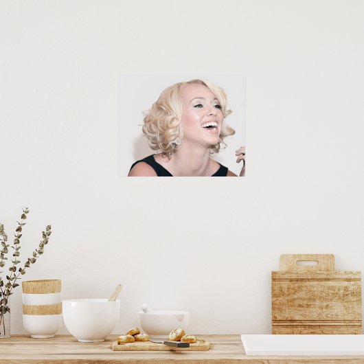 おもしろいサロンポスター！髪や化粧を促すのに使用する ポスター (キッチン)