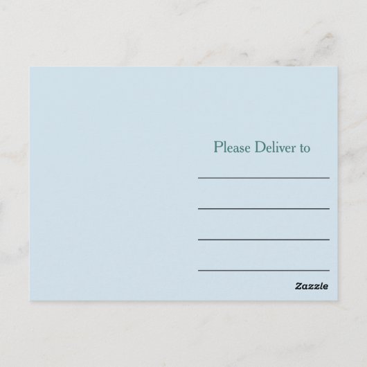 おもしろいサンキューストライプ ポストカード (裏面)